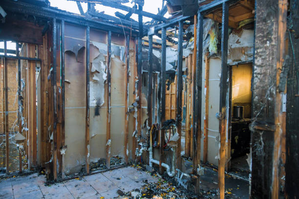 Professional Emergency Fire Cleanup technician working in Clarksville, VA